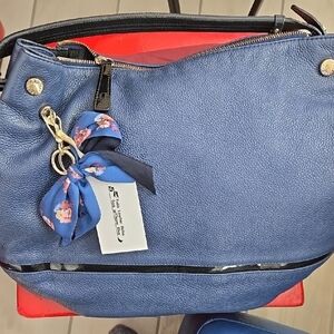 FURLA Blue Leather Women's Bag